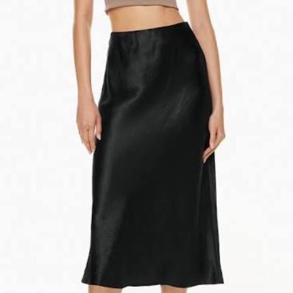 Babaton satin skirt